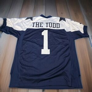 RARE Scrubs "THE TODD" #1 Dallas Cowboys Reebok Throwback Jersey Robert‎ Maschio